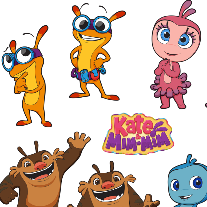 Kate and Mim Mim characters