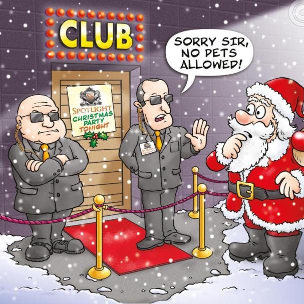 Santa and Bouncers