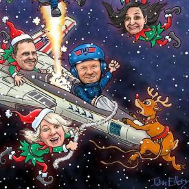 Company Christmas card